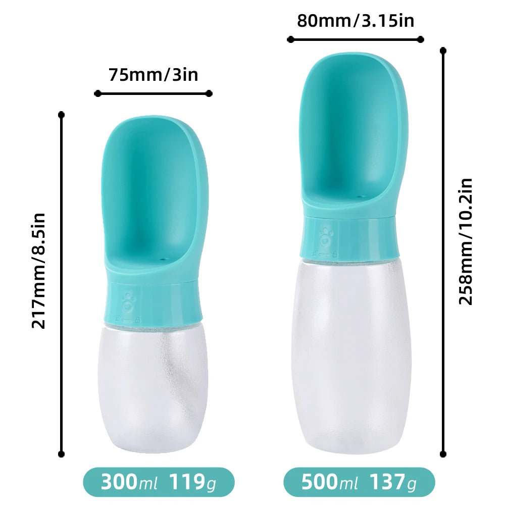 Portable Dog Water Bottle Dispenser – Leak-Proof Travel Cup