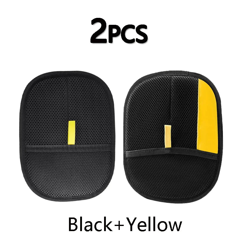 Smt4-11-1Bk 1Ye Color Pet Hair Removal Glove Brush – Double-Sided Fur Cleaner