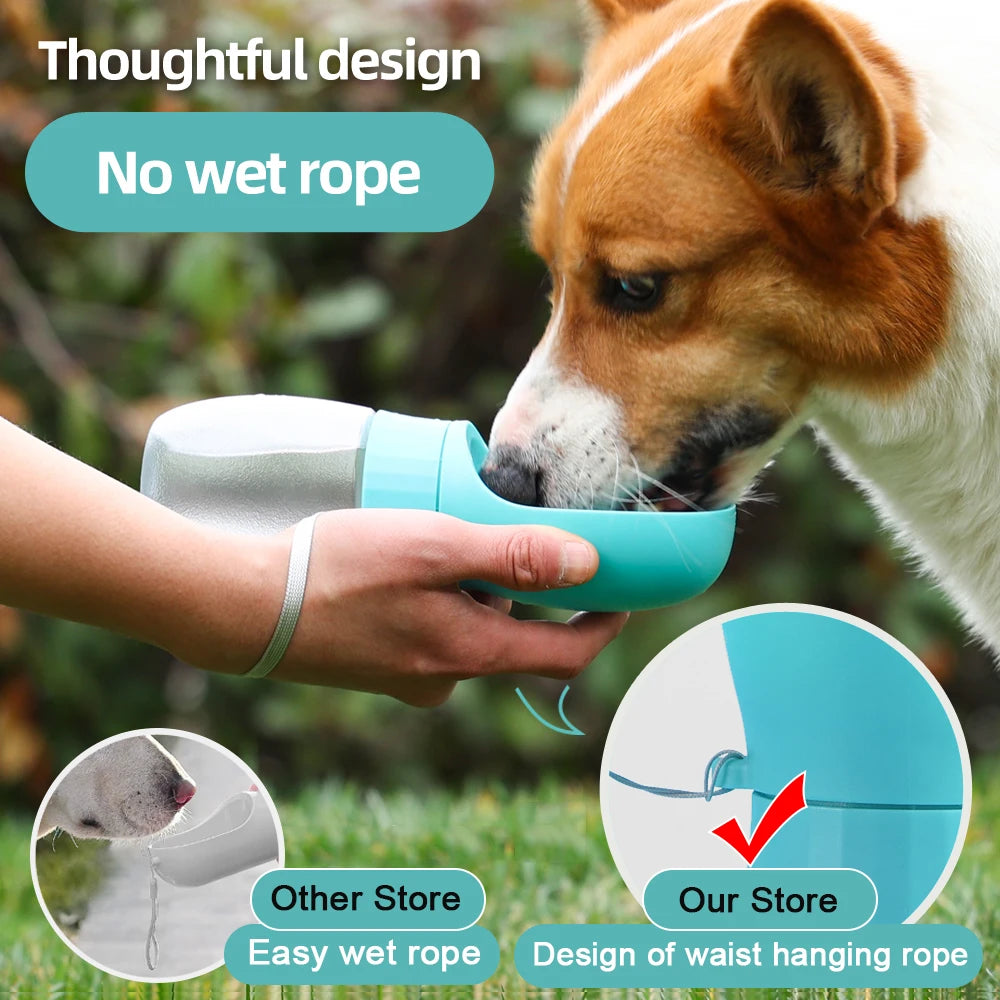 Portable Dog Water Bottle Dispenser – Leak-Proof Travel Cup