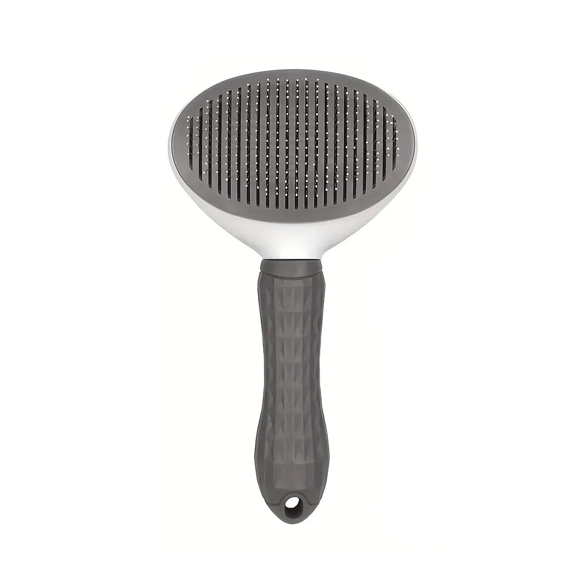 Grey-1pc Color Pet Grooming Comb with Stainless Steel Pins