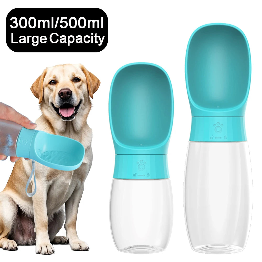 Portable Dog Water Bottle Dispenser – Leak-Proof Travel Cup